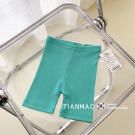 HYS Girls Fashion High Waist Milk Silk Summer Sports Leggings Girls shark pants GirlsLeggings Girls