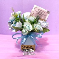 Flowers Gift Box supermini/Artificial Flowers Box/Fake Flower Birthday Gift