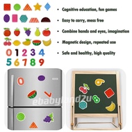Early Learning Magnetic Puzzle ABC Alphabets Number Farm Puzzle For Kids Puzzle Fridge Puzzle Kids E