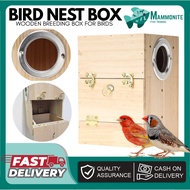 Wooden Nest Box Bird House Budgie Breeding Mating Box for Lovebirds Cockatiel Bird Nest Box