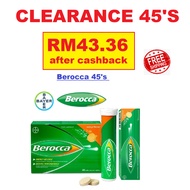172(RM44.89 after cashback) Berocca Effervescent Vitamin C with B Complex 15's / 30's/ 45's orange /