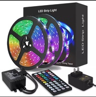 Paket Lampu SENSOR MUSIC Led strip RGB 3528 5050 IP44 Sensor Suara Music 5m
