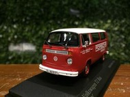 1/43 Minichamps Volkswagen VW T2 Bus Porsche 943053004【MGM】