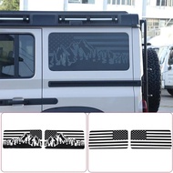 For Ineos Grenadier 2020 2021 2022 2023 2024 PVC Car Exterior Rear Side Window Glass Sticker Car Acc