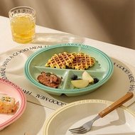 Pinggan Serpih Diet 211 Pinggan Diet Keramik 1K6Q Pinggan Sarapan Berbilang Ruang Dewasa dan Kanak-k