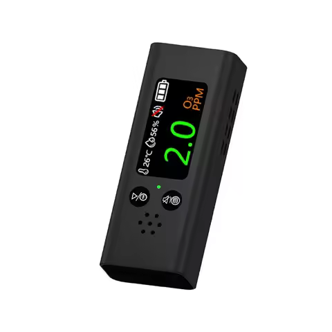 Ozone Gas Detector 3-in-1 O3 Gas/Temperature/Humidity Tester Air Quality Household O3 Gas Monitor US