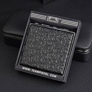 Ultra-thin Cigarette Case Automatic Tobacco Box vintage Style Cigarette Holder 20 Cigarettes 84MM Sm