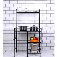 ACB Kitchen Organizer Gas Stove Rack Stand With Cabinet Stainless Stove Stand For Double Burner Heav