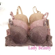 F06292 new sexy full cup Bra Lace Design 2hooks with wire size 36-42 cup B