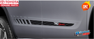 (ของแท้)  สติ๊กเกอร์ ตกแต่งด้านข้างประตู TRD (แบบ B) TRD Tape Stripes  (Type B) โตโยต้า ฟอร์จูนเนอร์
