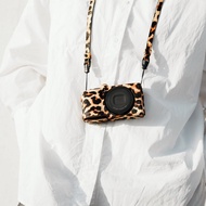 Camin Horsehair Leopard Texture Light GR4 Dedicated Camera Protective Case gr3X/GR3 Camera Half Case