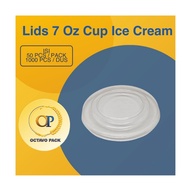 7 Oz Ice Cream Paper Cup Lid (210ml) 7 Oz Ice Cream Cup Lids