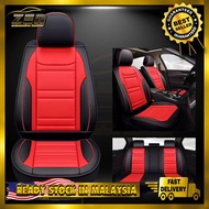 ZEN 6D Universal Car Leather Seat Cover- 5-Seater Front & Rear Cover