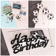 B3 football cake topper bola sepak kek deco kek topper