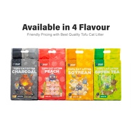 Soar Tofu Cat Litter 2KG/6L Natural Flushable & Odor Control