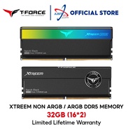 T-FORCE XTREEM ARGB 32GB (16x2) DDR5 7200MHZ CL34 DESKTOP PC RAM - BLACK