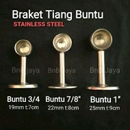 Pipe Bracket 7/ 8" (22mm) Stainless Steel Pipe Bracket - Per Pair