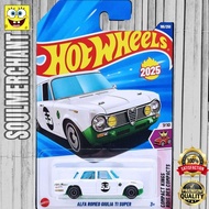 Hot Wheels Alfa Romeo Giulia TI Super White - Diecast European Car