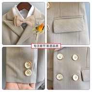 Damit Formal Na Ng Mga Bata Set Flower Boys Wedding Baby's First Birthday Costume Kids Double