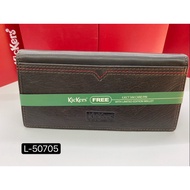 Kickers Leather Long Wallet