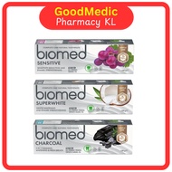 Biomed Natural SuperWhite Whitening / Charcoal / Sensitive / Toothpaste, 美白牙膏 , Ubat gigi pemutih (1