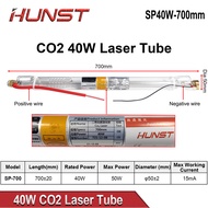 Hunst SP 40W CO2 Laser Tube Diameter 50mm Length 700mm Laser Glass Lamp For CO2 Engraving Cutting Ma