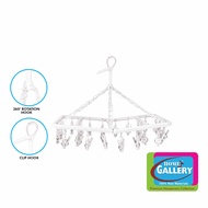 Home Gallery Plastic Hanger With 24 Pegs, PP (Polypropylene), Lightweight Space Saver Hanger