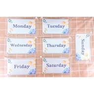 7-day savings challenge Set/ 7 items Pucca's Choice zip-lock bags