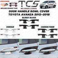 TCS TOYOTA AVANZA 2012-2018 CAR DOOR HANDLE BOWL COVER GARNISH ACCESSORIES
