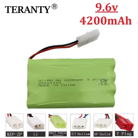 Upgrade 9.6v 4200mah NiMH Battery AA For Rc Toys Cars Tank Truck Robots Guns Boats AA Ni-MH 9.6v Rec
