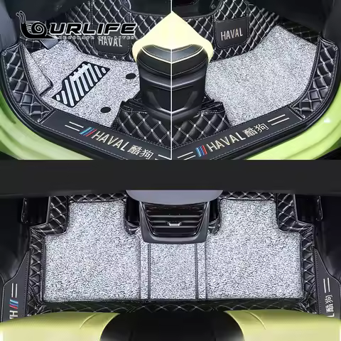 For Haval H3 2024 2025 2WD 4WD Accessories Specialized Floor Mats Car Mat Leather Waterproof Foot Ma