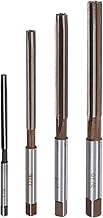 QUARKZMAN 4pcs Hand Reamer Set 1/8" 3/16" 1/4" 5/16" H8 Alloy Steel Reamer Bit Steel Cutting Tool fo