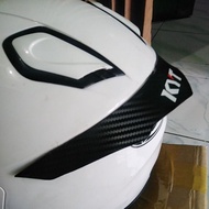 spoiler helm DYR kyoto & KYT kyoto  motif carbon free double tip nya