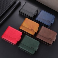 翻蓋插卡式皮套 for Samsung Z-Flip 5, Z-Fold 5, Z-Fold 4, Z-Flip 4, Z-Flip 3, Z-Fold 3 Leather Phone Case