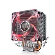 超頻三紅海mini 炫光版散熱器靜音CPU風扇AMD 775 1155 cpu散熱器