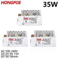 35W 5V 9V 15V DC Switching Power Supply 5V 7A 9V 4A 15V 2.5A Driver for LED Strip AC 100-240V Input 