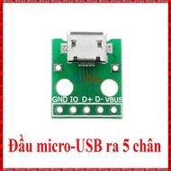 Micro USB to 5-pin DIP 2.54mm
