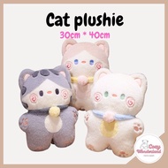 [Cat Plushie] Cat Plushie Doll Meow Kitten Fluffy Toys Plush Toy Dolls Kids Exchange Gifts Plushie S