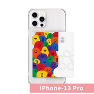韓國 SHARON6 - 設計款卡夾式手機殼-各種表情 (iPhone-13 Pro)