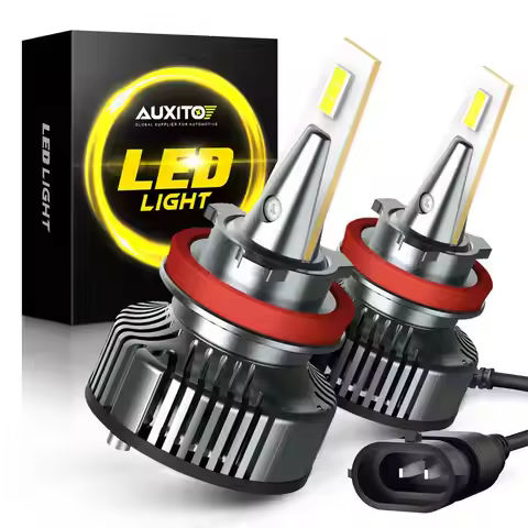 AUXITO 2Pcs Y13 Turbo H11 H8 H9 LED Headlight Bulbs Canbus 80W 9005 HB3 9012 9006 H4 H7 LED Headlamp