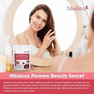 Roselle Tea with Tangerine Peel Organic Hibiscus Flowers Herbal Tea, for Beauty, Anti-aging, Diureti