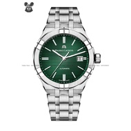 MAURICE LACROIX AI6008-SS002-630-1 Men's Watch AIKON Automatic 42mm Date SS Bracelet Green *Original