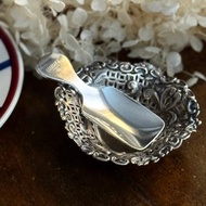 * 50814-迷人法國Mariage Frères 瑪黑鍍銀茶勺