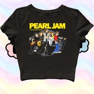STARPERSON | PEARL JAM CROP TOP | GRUNGE | Y2K | METAL METAL | VINTAGE VINTAGE | AESTHETIC AESTHETIC
