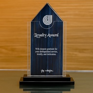 ACRYLIC PLAQUE - ACRYLIC TROPHY - AWARD - CUSTOMIZED PERSONALIZED JAY C. DESIGNS - 8015