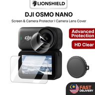 (MY) LionShield DJI OSMO Nano 2 IN 1 Camera Screen Protector Tempered Glass Hydrogel Film & Camera L