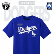 FANATICO  L.A Dodgers Baseball t-shirt Los Angeles Baseball t-shirt Baseball t-shirt