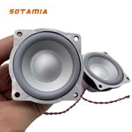 SOTAMIA 2Pcs 2 Inch Full Range Sound Speaker 8 Ohm 5W HIFI Loudspeaker Neodymium Magnet Home Theater