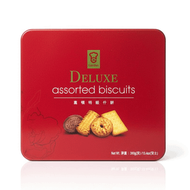 嘉頓 - 特級什餅 380g 新年禮盒 嘉頓紅罐 新年必備 送禮 (椰子酥/杏仁味餅/巧克力餅/椰子餅)