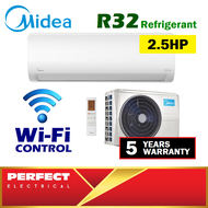 Midea MSXD-24CRN8 2.5HP Xtreme Cool R32 Non-Inverter Air Conditioner / Aircond / Air Cond